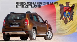 Moldovenii merg in Europa cu Dacia Duster