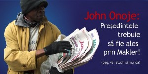 John Onoje sustine ziarele de limba rusa